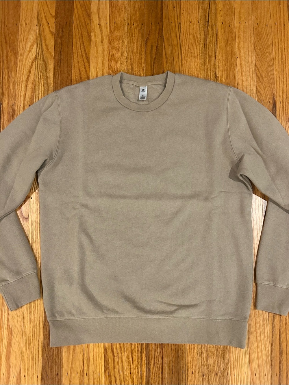 AS Colour Classic Crewneck Sweatshirt - Sand - SIZE MEDIUM (men’s)